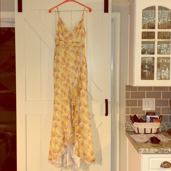 Majorelle Paisley Dress Yellow Maxi - Picture 3 of 8